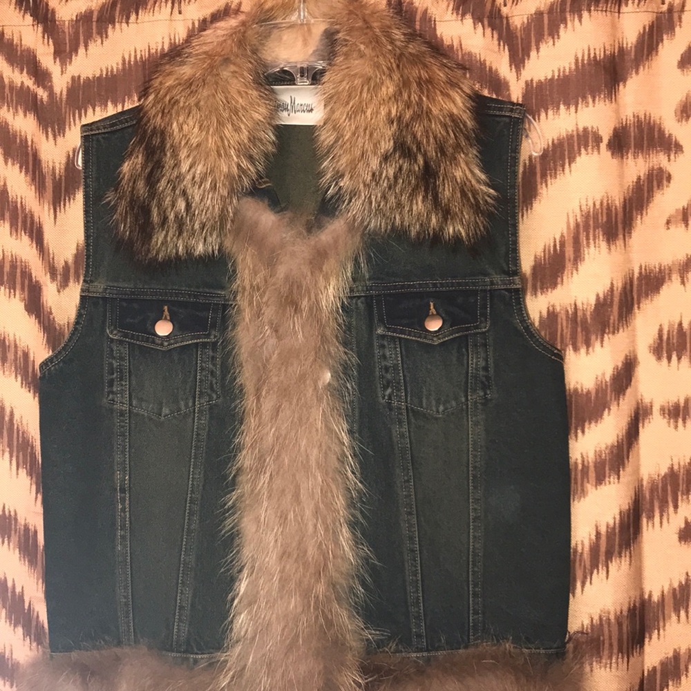 Vintage Neiman Marcus Denim vest